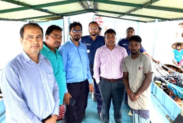 কুলাউড়ায় বিপুল পরিমাণ অবৈধ জাল ধ্বংস, জরিমানা