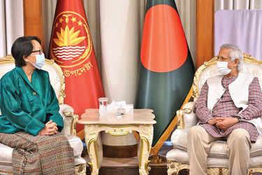 প্রধান উপদেষ্টার সঙ্গে ভুটানের নবনিযুক্ত রাষ্ট্রদূতের সাক্ষাৎ