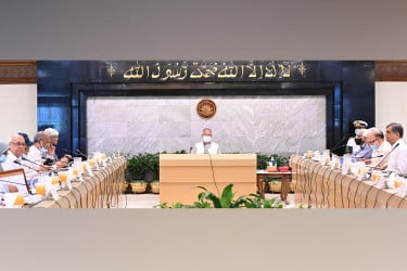 দুই জেলায় বন্যা পরিস্থিতি নিয়ে উপদেষ্টা পরিষদে আলোচনা