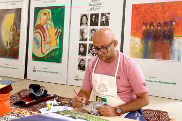 থিম্পুতে চলছে এসপিবিএ ভুটান আর্টক্যাম্প ২০২৫