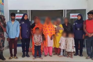 শেরপুর সীমান্ত দিয়ে ভারত থেকে ১০ জনকে পুশইন