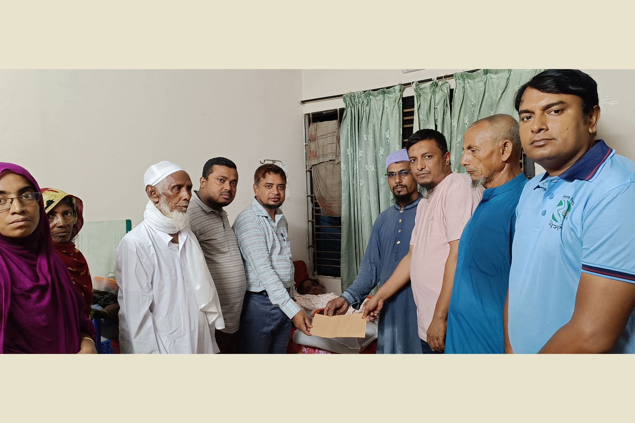 দুর্ঘটনায় আহত পরিবারের পাশে সিডিএফ