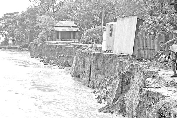কালনী কুশিয়ারায় তীব্র ভাঙন