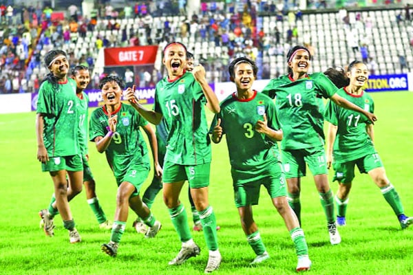 শেষ মুহূর্তে তৃষ্ণার গোলে বাংলাদেশের জয়