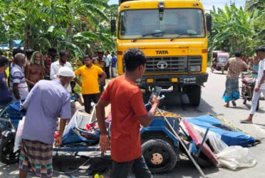 কুড়িগ্রামে ট্রাকের চাপায় নিহত ২