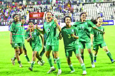 শেষ মুহূর্তে তৃষ্ণার গোলে বাংলাদেশের জয়