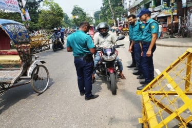 রাজধানীতে ট্রাফিক আইন লঙ্ঘনে ১৮৭৩ মামলা