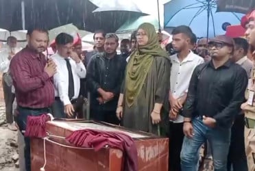 মেহেরপুরে ‘জুলাই শহীদ স্মৃতি স্তম্ভ’ নির্মাণ কাজের উদ্বোধন