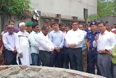 কুমিল্লায় ‘জুলাই স্মৃতিস্তম্ভ’-এর ভিত্তিপ্রস্তর স্থাপন