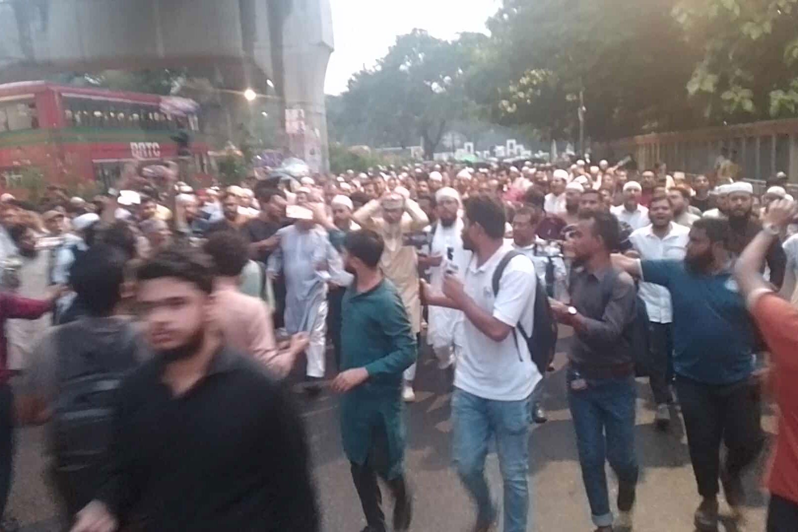 এনসিপির উপর হামলার প্রতিবাদে রাজধানীতে জামায়াতের বিক্ষোভ