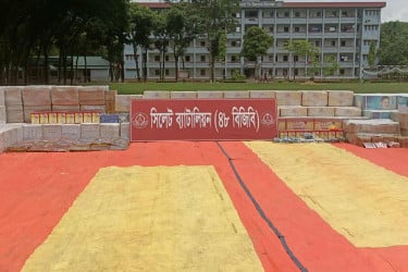 সিলেটে ৬ কোটি টাকার ভারতীয় পণ্য জব্দ, অধরা রয়ে গেল চোরাকারবারিরা