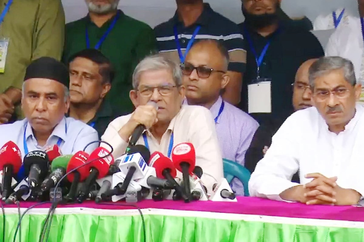 শেখ হাসিনা জাতির কলঙ্ক, তাকে ক্ষমা নয় : মির্জা ফখরুল