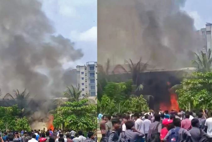 উত্তরায় প্রশিক্ষণ বিমান বিধ্বস্ত: বাংলাদেশ মেডিকেলে রক্তের আহ্বান