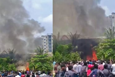 উত্তরায় প্রশিক্ষণ বিমান বিধ্বস্ত: বাংলাদেশ মেডিকেলে রক্তের আহ্বান