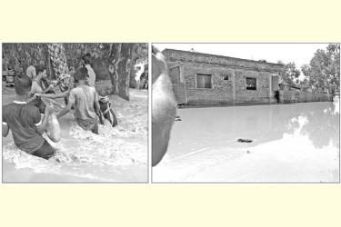 উত্তর-পূর্বে বাড়ছে নদনদীর পানি