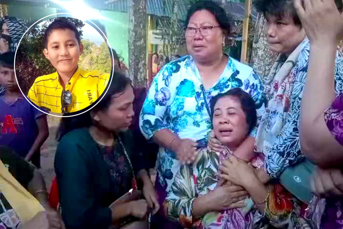 উক্যছাইংয়ের নিথর দেহ ফিরে এলো গ্রামে, পাহাড়জুড়ে শোক