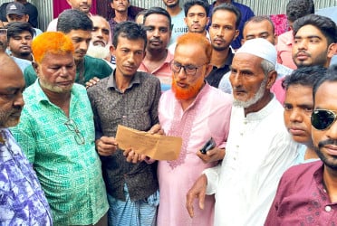 নিহত ৩ নির্মাণ শ্রমিকের পরিবারের পাশে দাঁড়ালেন ছাত্রদল নেতা নাছির