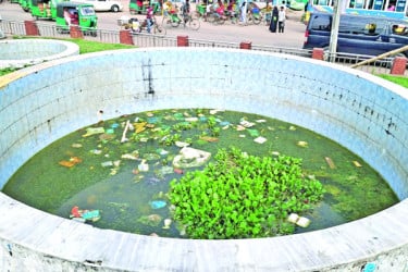 শ্রীবর্ধনের ফোয়ারা এখন অচল শ্রীহীন