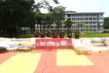 সিলেটে সীমান্তে ৫ কোটি টাকার চোরাইপণ্য জব্দ