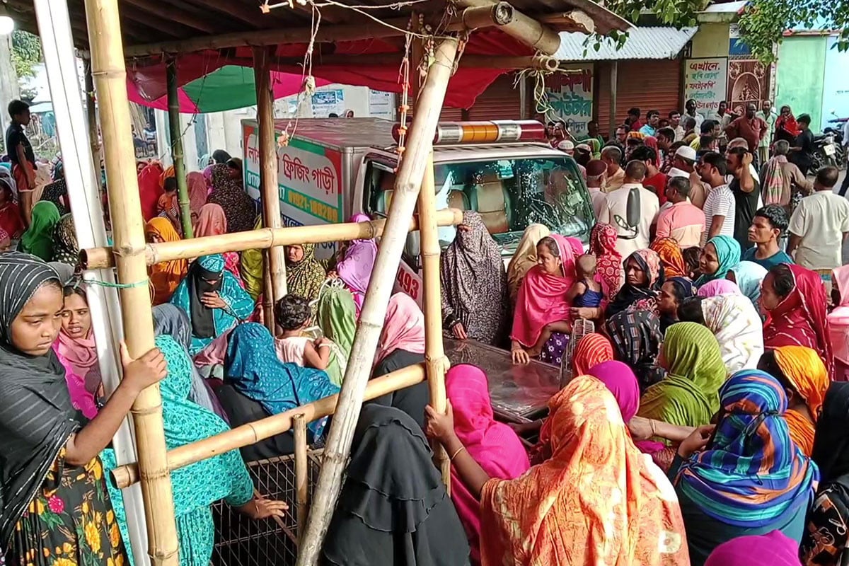 মাইলস্টোন ট্রাজিডিতে নিহত মাহিয়ার দাফন সম্পন্ন