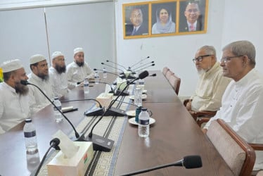 মির্জা ফখরুলের সঙ্গে নেজামে ইসলাম পার্টির বৈঠক
