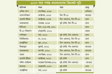 দুই বছরে ১৪ টেস্ট, ২৬ ওয়ানডে