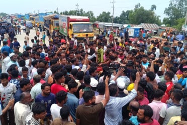 ব্রাহ্মণবাড়িয়ায় দ্বিতীয় দিনেও সিএনজি অটোরিকশা শ্রমিকদের ধর্মঘট