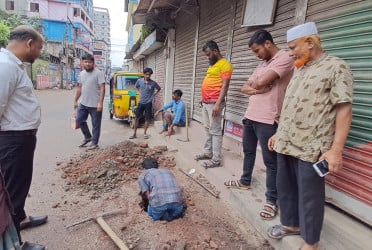 চাঁদপুর শহরে গ্যাস লাইনে লিকেজ, সরবরাহ বন্ধ