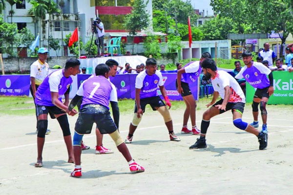 বগুড়ায় পদ্মা অঞ্চলের খেলা শুরু