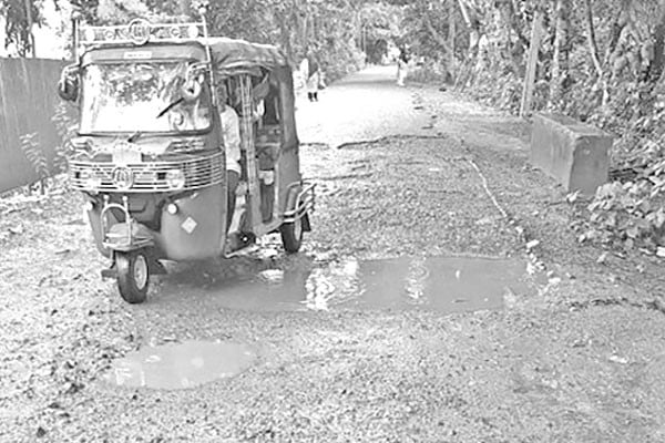 ভোগান্তির নাম নগরকান্দা-পুরাপাড়া সড়ক