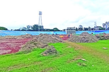 বরিশাল স্টেডিয়ামের কাজে অসন্তুষ্ট বিসিবি
