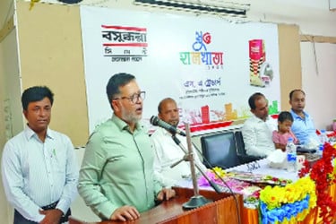 কালীগঞ্জে বসুন্ধরা সিমেন্টের হালখাতা অনুষ্ঠিত