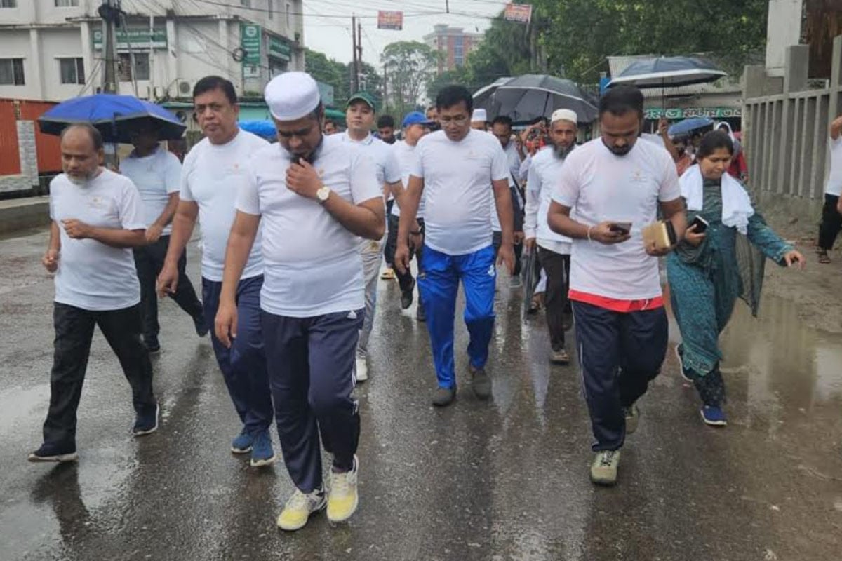 জুলাই-আগস্ট  স্মরণে প্রতীকী ম্যারাথন