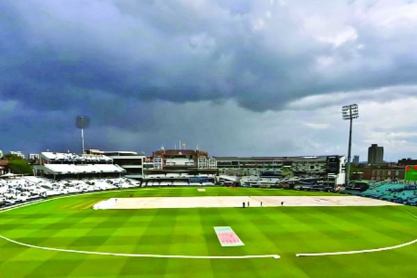 ওভাল টেস্টে বৃষ্টি বাধা