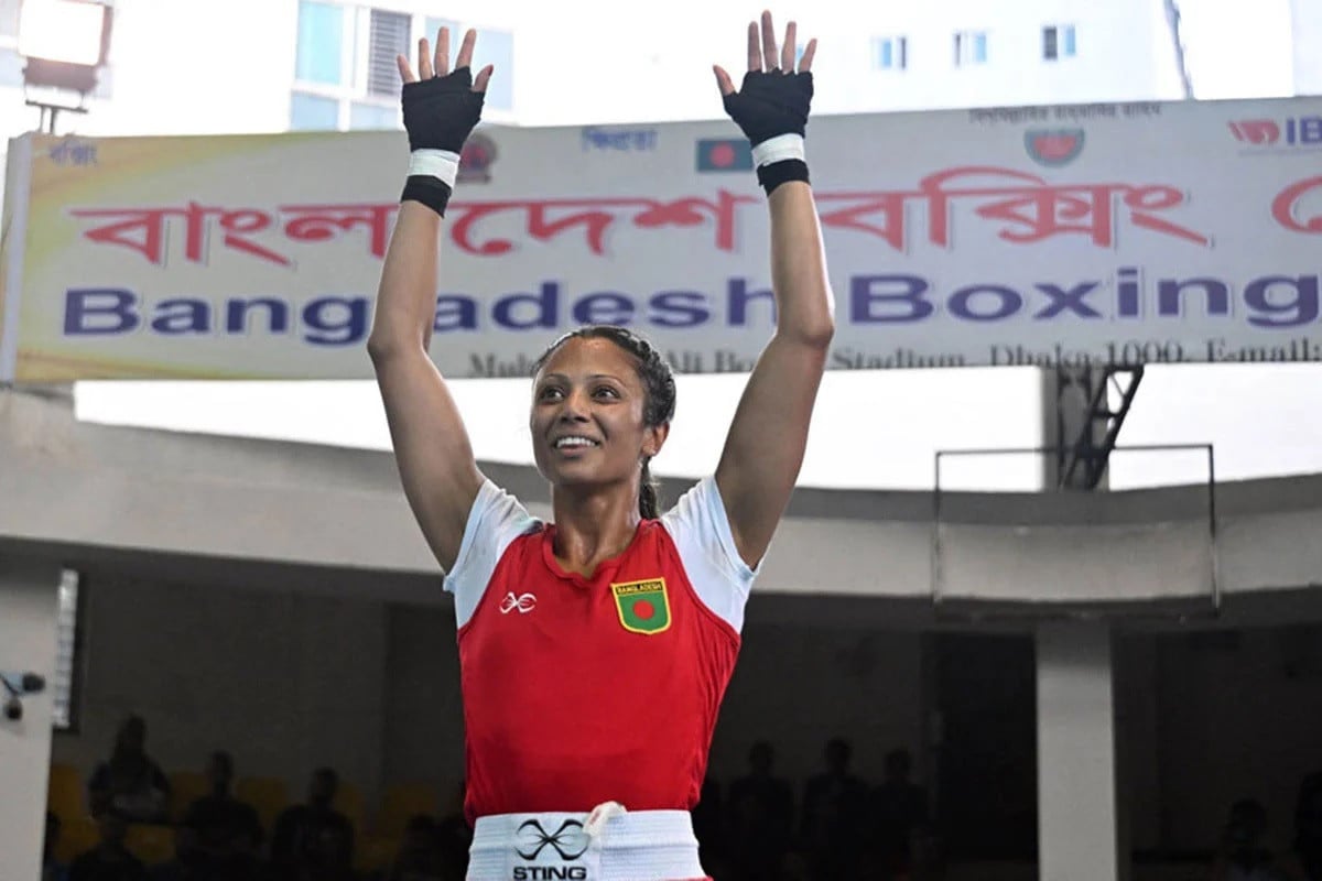 জাতীয় বক্সিংয়ে দেশসেরা জিনাত, আফরার লড়াই প্রশংসিত
