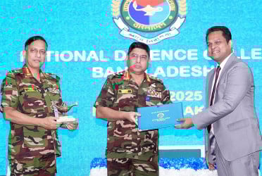 ন্যাশনাল ডিফেন্স কলেজে ক্যাপস্টোন কোর্স সমাপ্ত