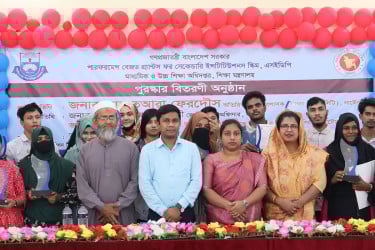 সিংড়ায় ৩৯ কৃতি শিক্ষার্থীদের সংবর্ধনা