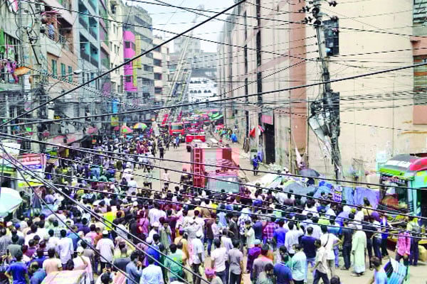 সুন্দরবন মার্কেটে আগুন