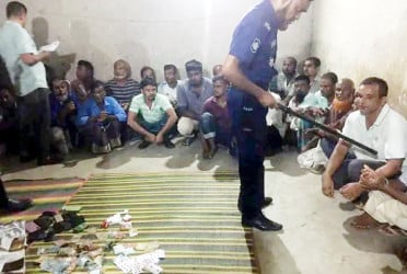 দিনাজপুরে ২৩ জুয়াড়ি আটক