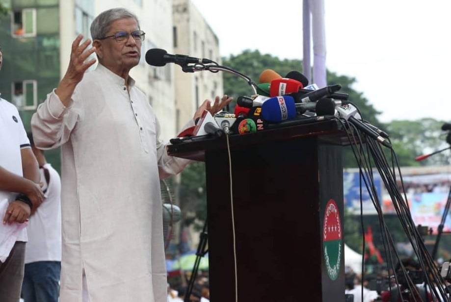 পাশের দেশে বসে ফ্যাসিস্ট হাসিনা ষড়যন্ত্র করছে: মির্জা ফখরুল