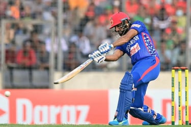 এক ওভারে ৪৫ রান, আফগান ব্যাটারের রেকর্ড