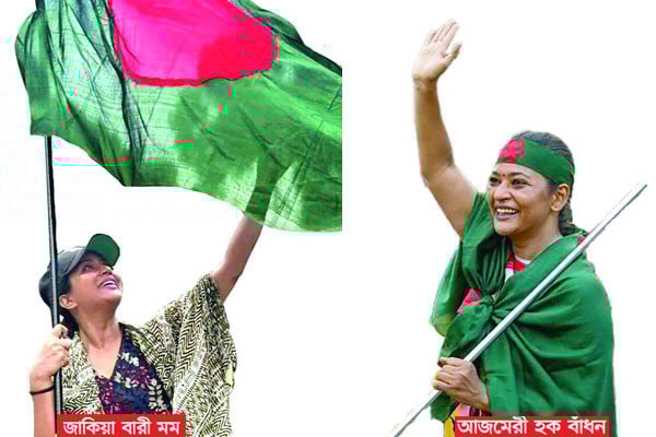 জুলাই বিপ্লবে নারী তারকারা