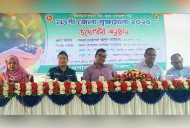 নওগাঁয় সপ্তাহব্যাপী বৃক্ষ মেলা শুরু