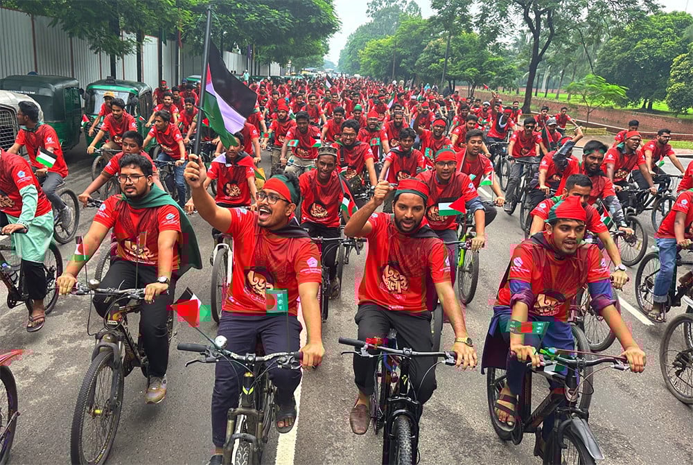 গণভবন অভিমুখে ছাত্রশিবিরের সাইকেল র‌্যালি
