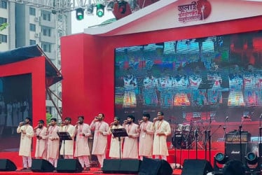 মানিক মিয়া অ্যাভিনিউতে শুরু হলো ‘জুলাই পুনর্জাগরণ’ অনুষ্ঠান