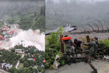 ভারতে হড়কা বানে ভেসে গেলো গ্রাম, নিখোঁজ ৫০