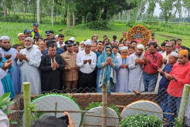 গাইবান্ধায় গণঅভ্যুত্থান দিবসে র‌্যালি ও দোয়া মাহফিল