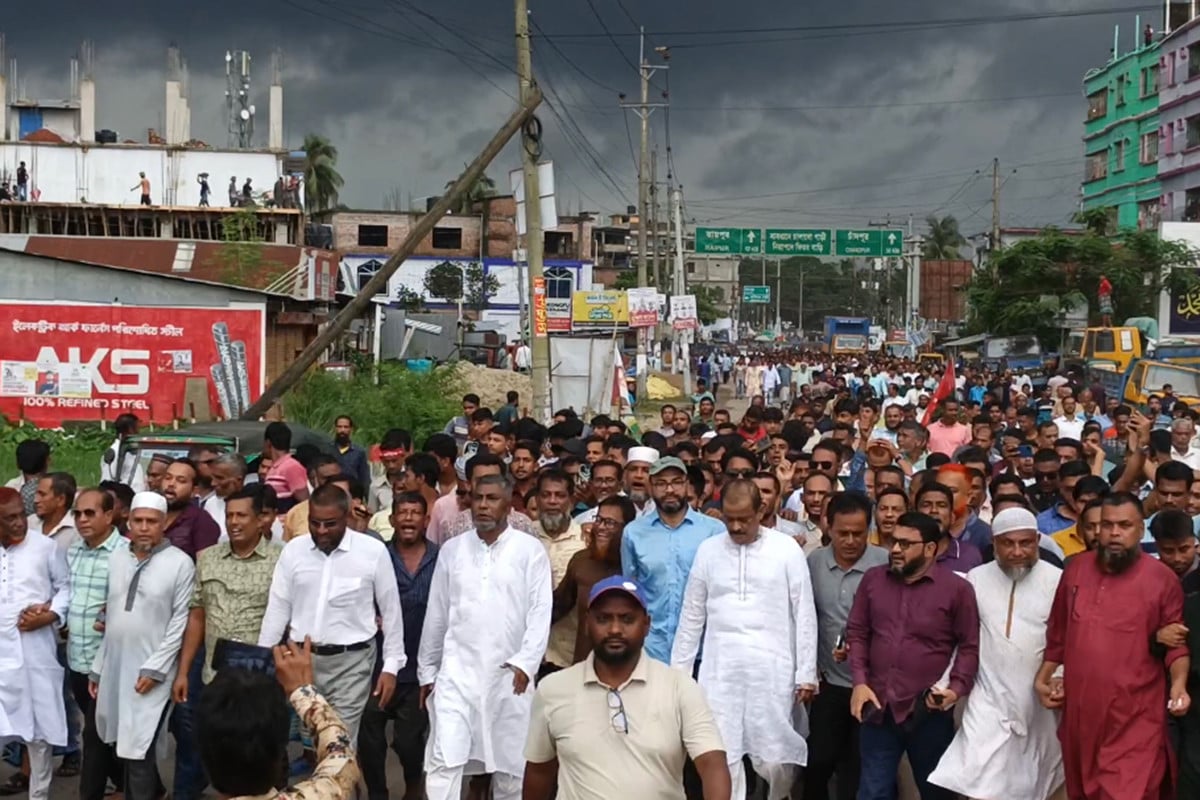 লক্ষ্মীপুরে গণঅভ্যুত্থান দিবসে বিএনপির বিজয় র‍্যালী