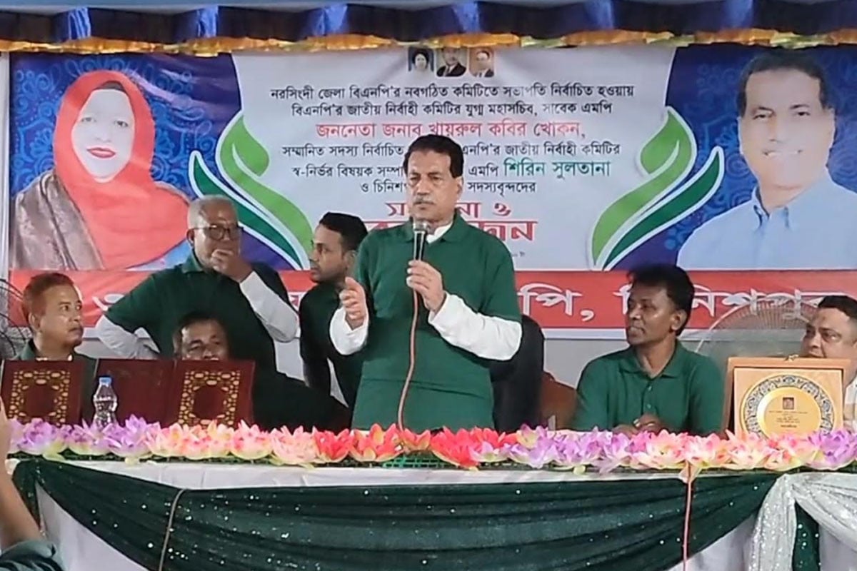 কারচুপিমুক্ত ভোটের আহ্বান খায়রুল কবির খোকনের