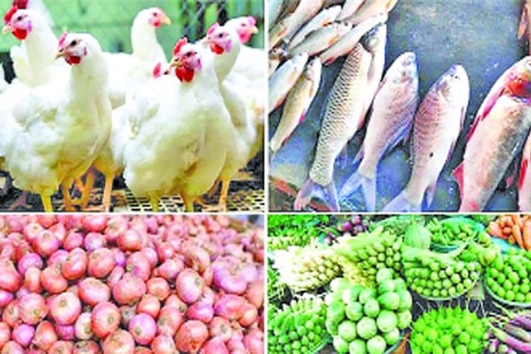 বাজারে বৃষ্টির প্রভাব বাড়ছে পণ্যের দাম